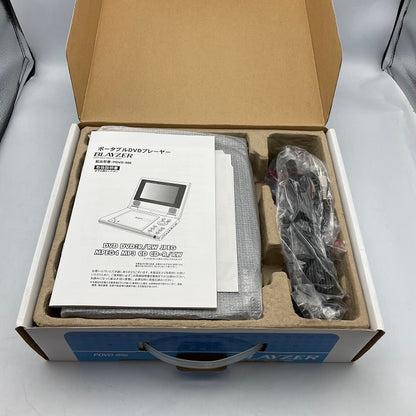 ティー・エム・ワイ BLAYZER 7インチワイド液晶 ポータブルDVDプレーヤー PDVD-896 コンパクト アウトドア キャンプ 持ち運び MPEG4 中古 R4