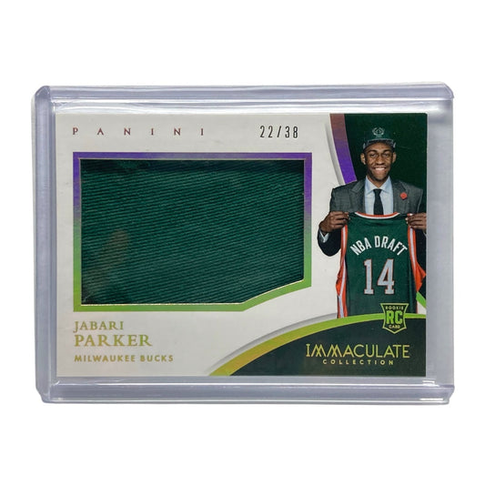 PANINI NBAカード IMMACULATE COLLECTION JABARI PARKER BUCKS 22/38 #PC-JP 中古 IT2