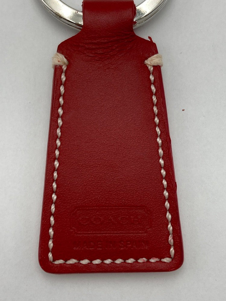 COACH コーチ レザー キーホルダー / キーリング 中古 D4