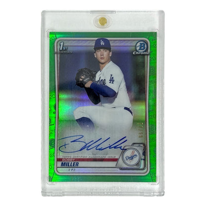 TOPPS MLBカード BOWMAN CHROME 1ST BOBBY MILLER LOS ANGELES DODGERS /99 #CDA-BM 中古 IT1