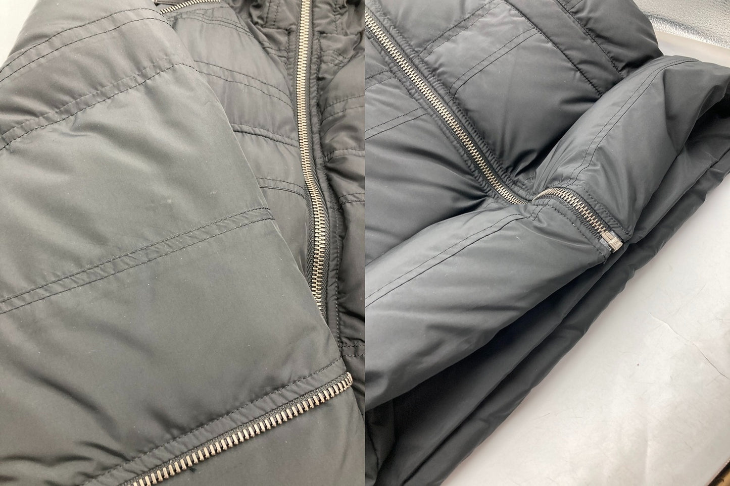NEIL BARRETT ニールバレット PO ジップアップ 中綿ジャケット BSP22A16 サイズXS メンズ 中古 D4