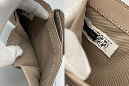 MARC JACOBS マークジェイコブス ザ レザー カバード Jマーク トライフォールド ウォレット 三つ折り財布 中古 D4