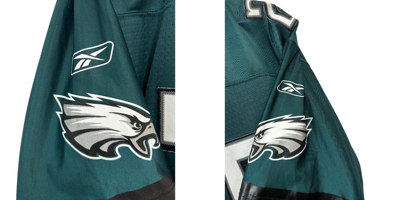 Reebok リーボック ONFIELD フットボールシャツ イーグルス XL EAGLES レショーン・マッコイ  McCOY 半袖 シャツ ユニフォーム 中古 W４