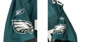 Reebok リーボック ONFIELD フットボールシャツ イーグルス XL EAGLES レショーン・マッコイ  McCOY 半袖 シャツ ユニフォーム 中古 W４