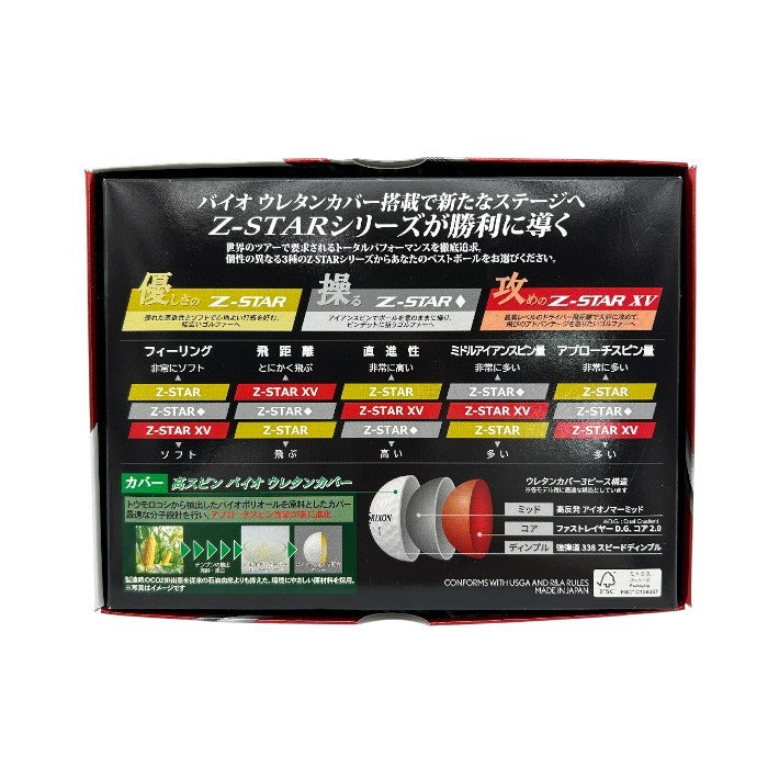 未使用品 DUNLOP ダンロップ SRIXON スリクソン ゴルフボール 1ダース スポーツ用品 ゴルフ用品 ゴルフ 中古 W４
