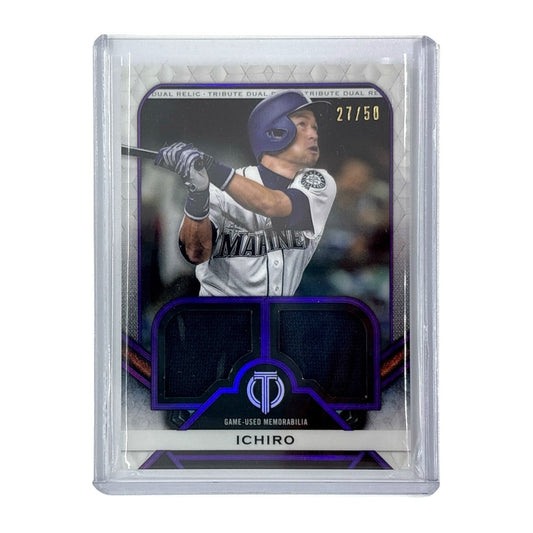 TOPPS MLBカード TRIBUTE ICHIRO SEATTLE MARINERS 27/50 #DR-I 中古 IT1