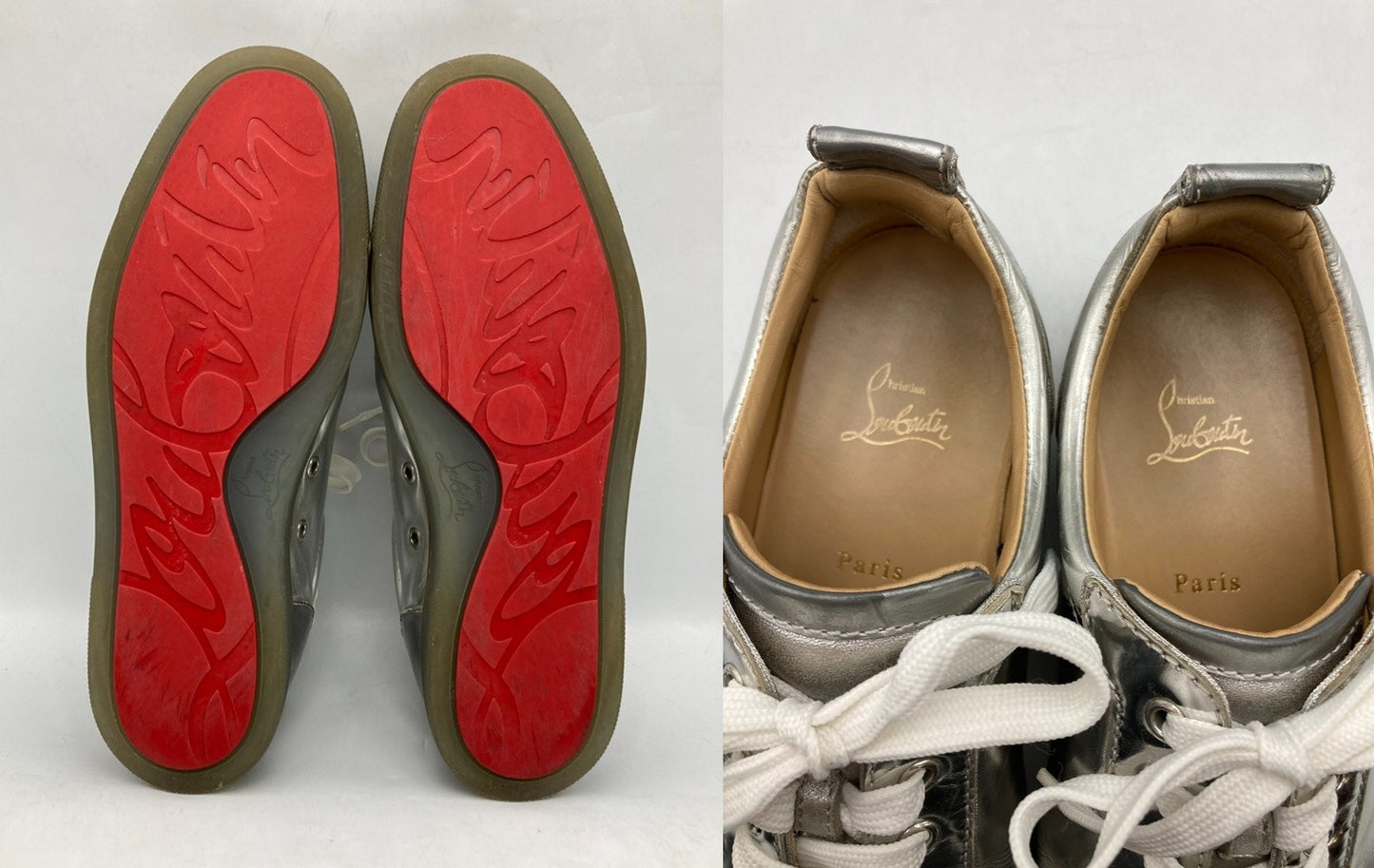Christian Louboutin クリスチャンルブタン ルイスジュニア スパイク ローカット スニーカー サイズ43 メンズ 中古 D4