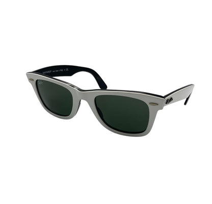 Ray-Ban レイバン WAYFARER ウェイファーラー サングラス RB2140 956 サイズ50 ホワイト/ブラック 中古 D4