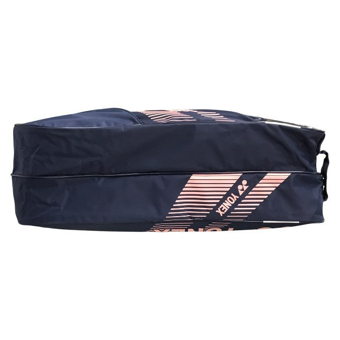 YONEX ヨネックス ラケットバッグ6 テニスバッグ リュック 背負える ナイロン/PVCエナメル ピンク/ネイビー BAG1932R-20SS 中古 T1