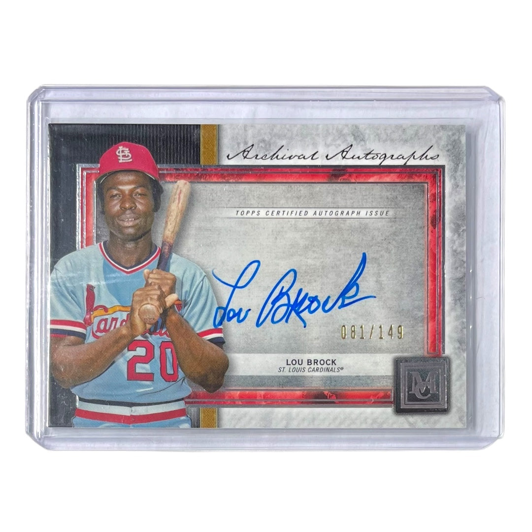 TOPPS MLBカード MUSEUM COLLECTION LOU BROCK ST. LOUIS CARDINALS /149 #AA-LB 中古 IT2