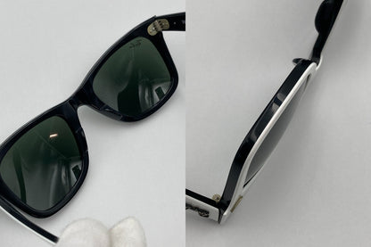 Ray-Ban レイバン WAYFARER ウェイファーラー サングラス RB2140 956 サイズ50 ホワイト/ブラック 中古 D4