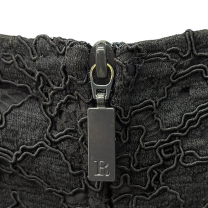 Rene ルネ 総レース ワンピース 34 ブラック レディース ノースリーブ ロング 中古 W1