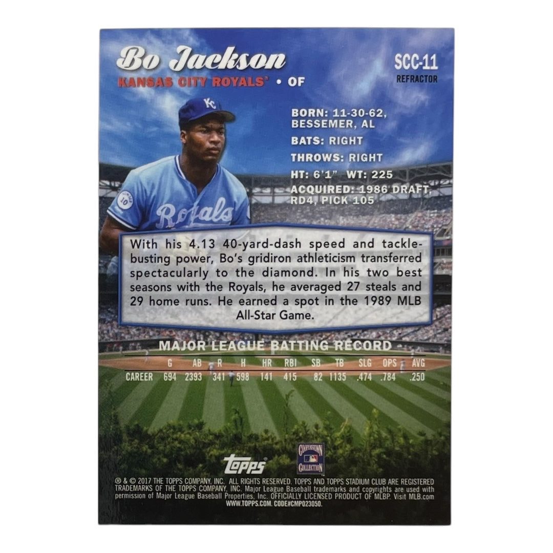 TOPPS MLBカード STADIUM CLUB BO JACKSON KANSAS CITY ROYALS #SCC-11 中古 IT2