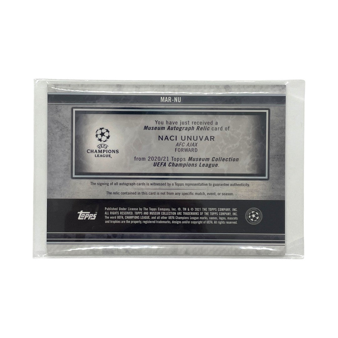 TOPPS サッカーカード MUSEUM COLLECTION NACI UNUVAR AJAX 091/250 #MAR-NU 中古 IT1