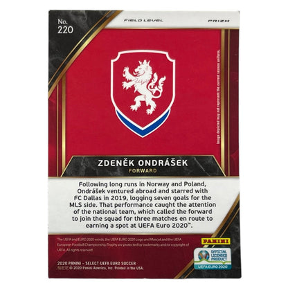 PANINI サッカーカード SELECT UEFA EURO PRIZM ZDENEK ONDRASEK CZECH REPUBLIC #220 中古 IT2