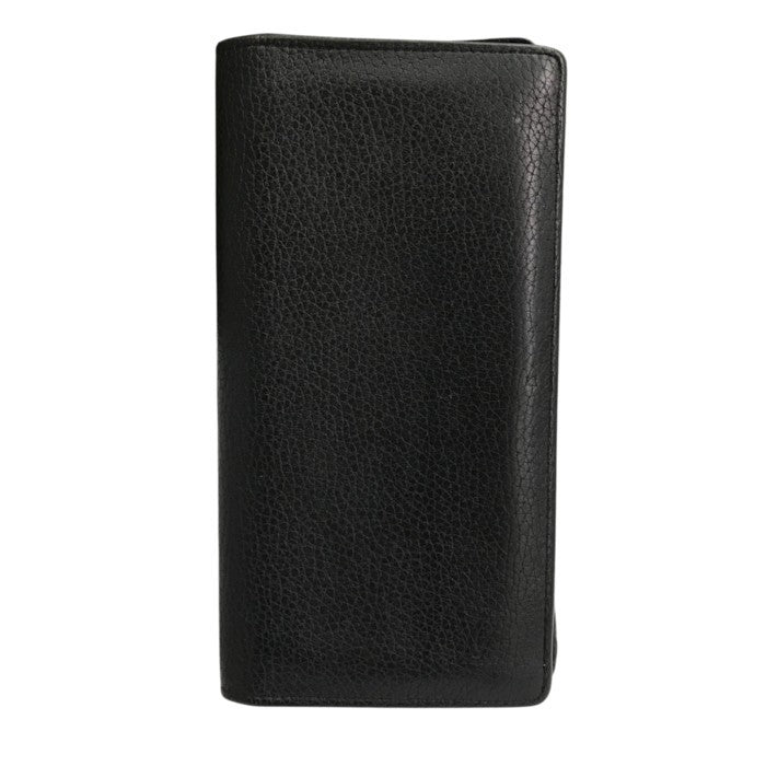 LOUIS VUITTON ルイヴィトン トリヨンレザー ポルトフォイユブラザ 長財布 メンズ 小銭入れあり シボレザー ブラック M58192 中古 T1