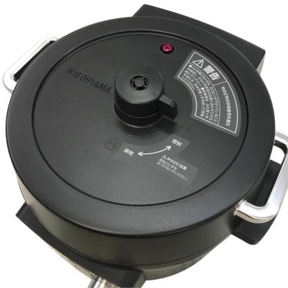 IRIS OHYAMA 電気圧力鍋 2.2L 1~2人用 低温調理可能 ガラス蓋付き PMPC-MA2 中古 Y1