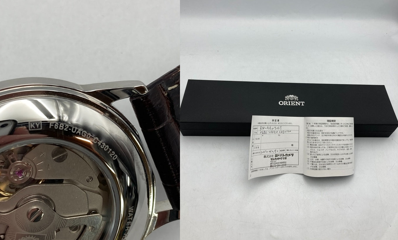 ORIENT Bambino オリエント バンビーノ オートマティック 腕時計 RN-AK0702Y 中古 D4