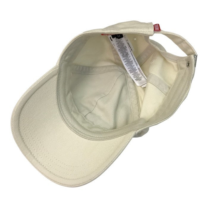 DIESEL ディーゼル CORRY-DIV-WASH キャップ ユニセックス コットン 帽子 ロゴ ホワイト サイズ2 A11356 中古 T1