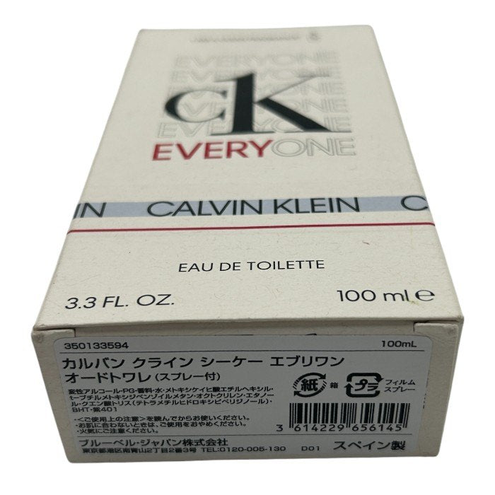 カルバンクライン CK EVERY ONE オードトワレ 100ml CALVIN KLEIN 香水 ユニセックス 中古 W４