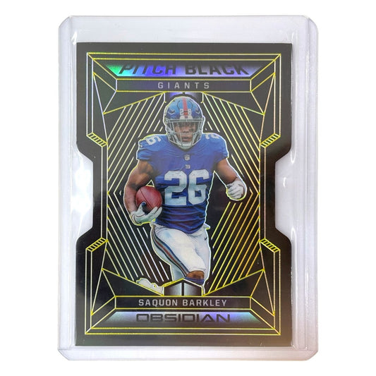 PANINI NFLカード OBSIDIAN DIE-CUT SAQUON BARKLEY GIANTS 02/10 #PB-16 中古 IT1
