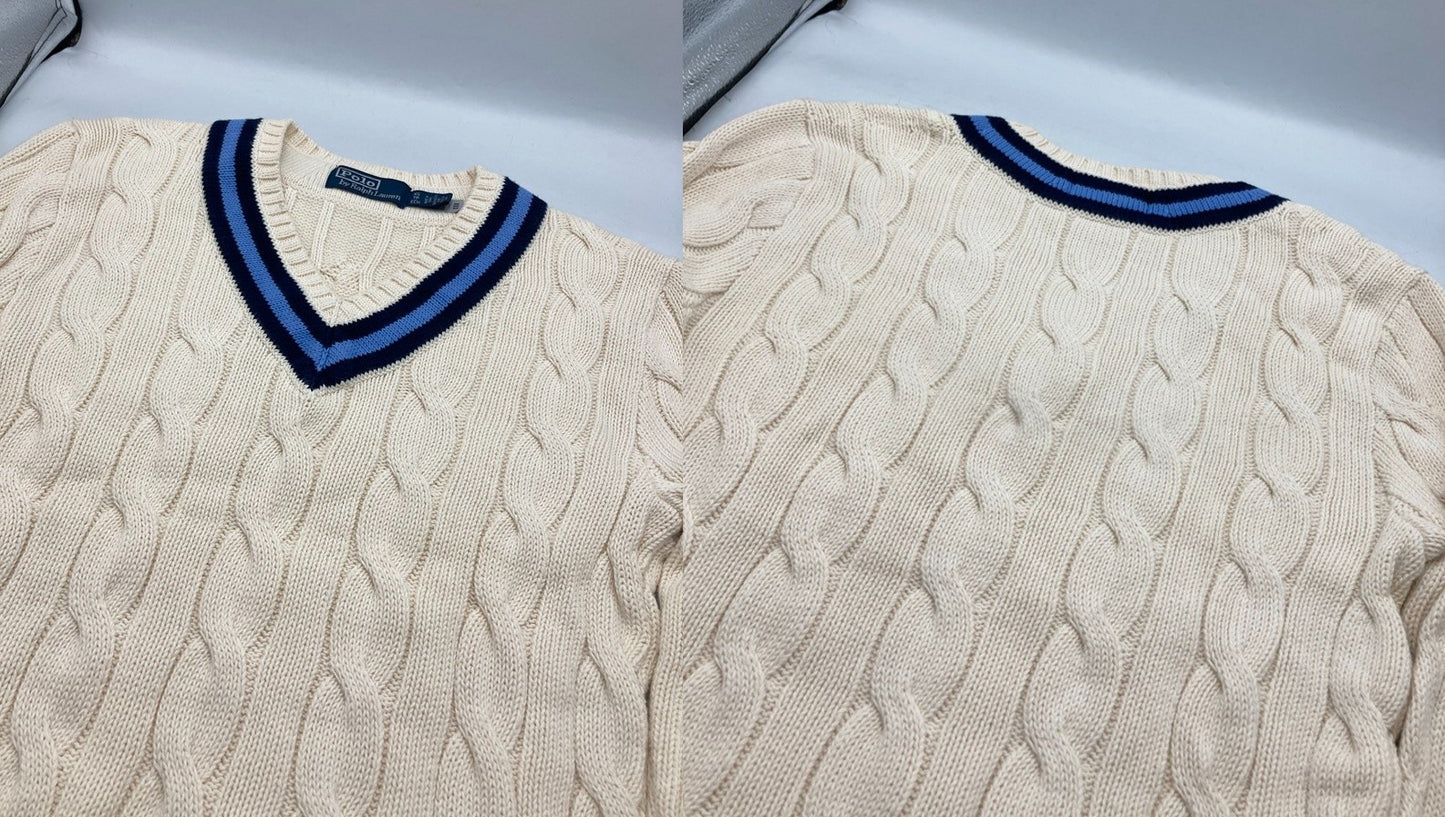 Polo by RALPH LAUREN ポロバイラルフローレン アイコニック クリケット セーター サイズXS メンズ 中古 D4