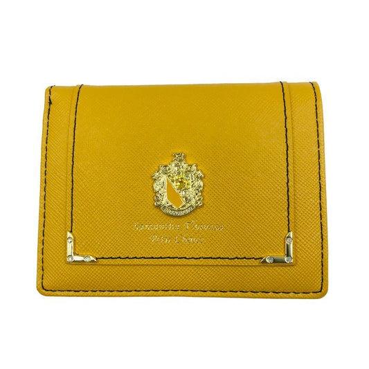 Samantha Thavasa Petit Choice サマンサタバサプチチョイス ×ハリーポッター ハッフルパフ 二つ折り財布 イエロー コンパクト コラボ レディース かわいい 中古 KW1