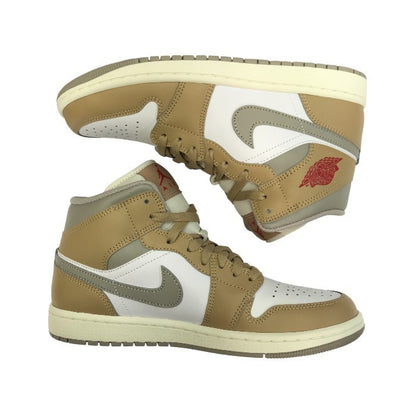 NIKE ナイキ エアジョーダン 1 ミッド スニーカー メンズ ハイカット AIR JORDAN ヘンプ 26㎝ DQ8426-200 中古 T1