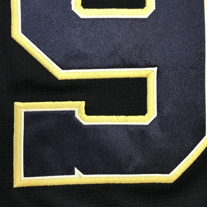 オリックス バファローズ ユニフォーム 山岡泰輔 19番 メンズ ビジター ORIX 野球 公式 ネイビー Mサイズ 中古 T1