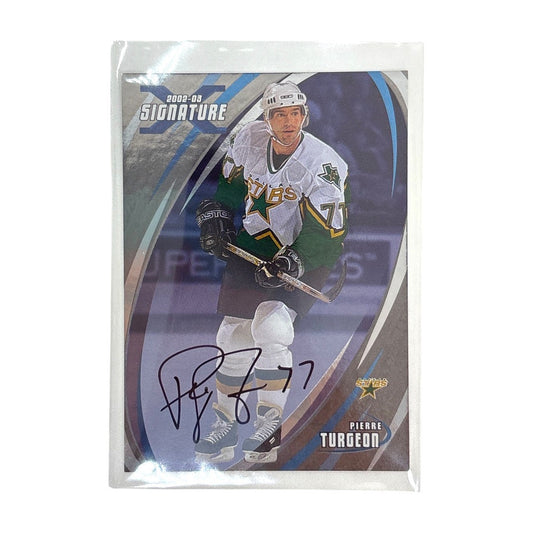 In The Game NHLカード 2002-03 SIGNATURE BE A PLAYER PIERRE TURGEON DALLAS STARS #154 中古 IT1