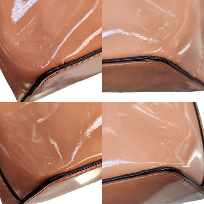 MICHAEL KORS マイケルコース ショルダーバッグ レディース エナメル 無地 斜め掛け ゴールドチェーン ピンク 35T8GY3C2A 中古 T1