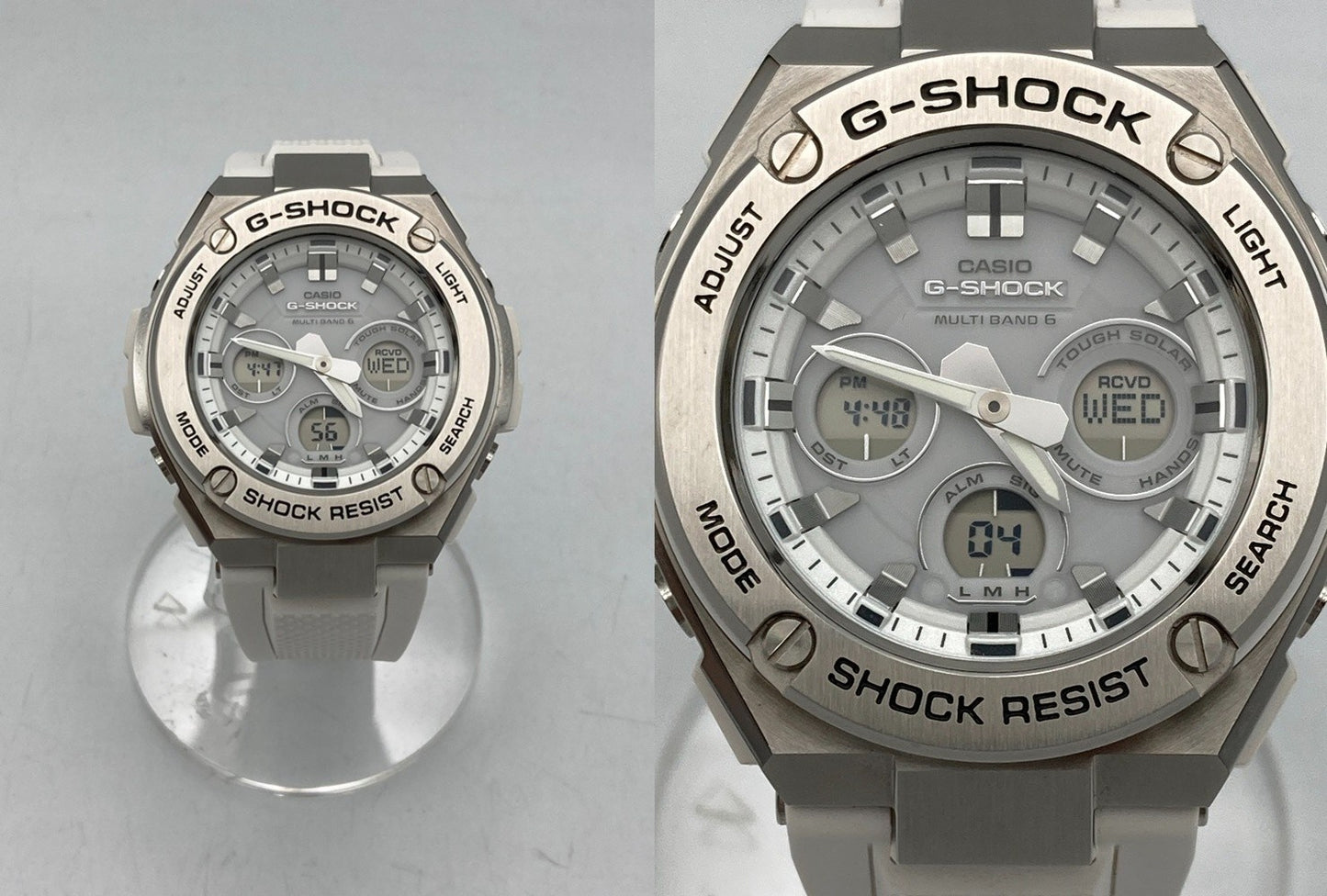 CASIO カシオ G-SHOCK G-STEEL 電波ソーラー 20気圧防水 腕時計 GST-W310-7AJF 中古 D4