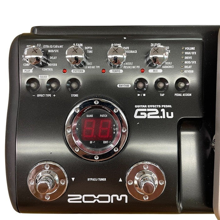 ZOOM マルチエフェクター G2.1u ズーム オーディオインターフェース アンプモデリング 中古 R1