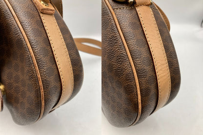 CELINE セリーヌ マカダム ショルダーバッグ 中古 D4