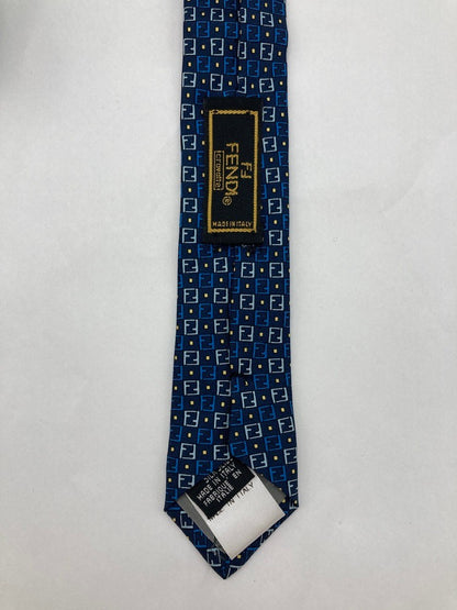 FENDI フェンディ ズッカ柄 ネクタイ シルク100％ 中古 D4
