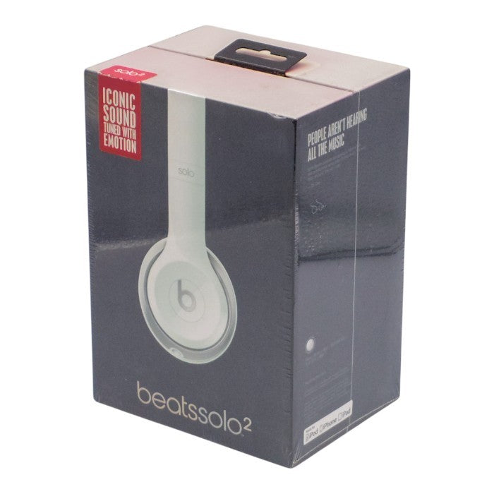 未開封品 Beats by Dr.Dre Solo2 密閉型オンイヤーヘッドホン ホワイト MH8X2PA/A 中古 a1