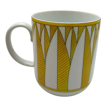 未使用品 SOLEILD’HERMES ソレイユ ドゥ エルメス マグカップ No.2 046131P ブランド 洋食器 幾何学模様 おしゃれ 中古 W４