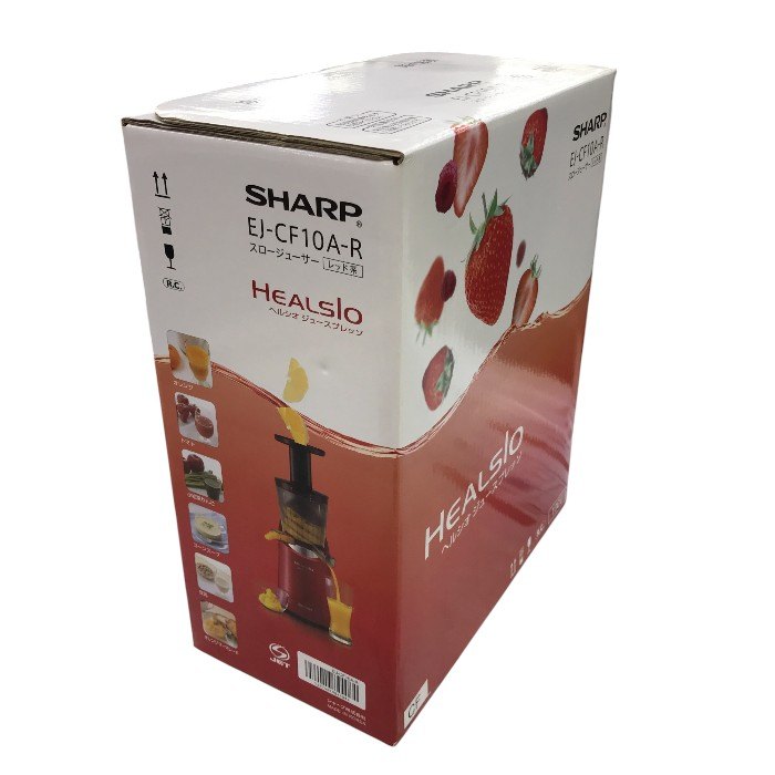 シャープ ヘルシオ(HEALSIO) ジュースプレッソ レッド EJ-CF10A-R 中古 Y1
