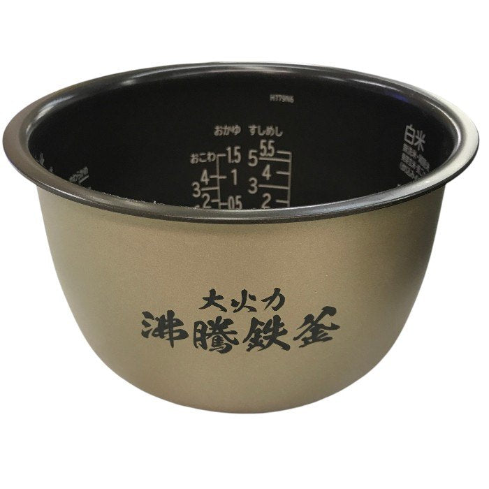 日立 炊飯器 5.5合 圧力&スチームIH ふっくら御膳 RZ-W100FM K 漆黒 日本製 大火力 沸騰鉄釜 蒸気カット 中古 Y1