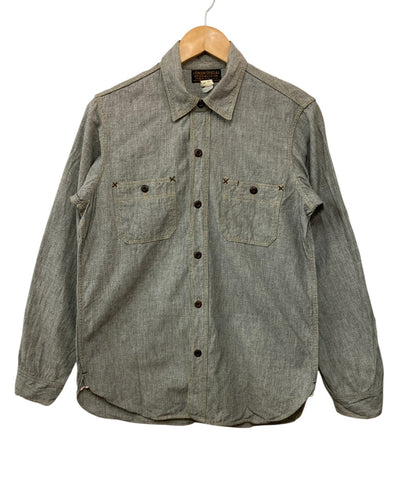 FREEWHEELERS フリーホイーラーズ Neal シャンブレー ワークシャツ サイズ15 メンズ 中古 D4