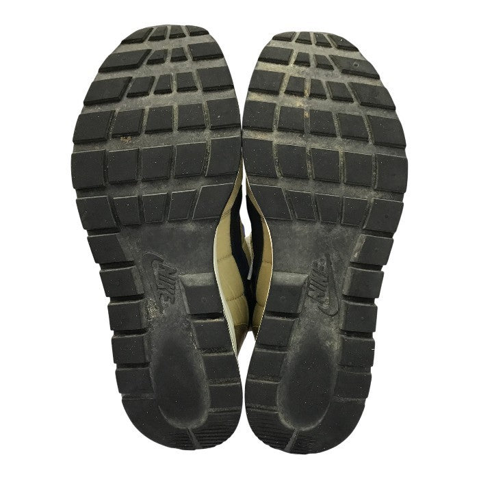 NIKE × SACAI ヴェイパーワッフル スニーカー メンズ ローカット コラボ VAPORWAFFLE ベージュ/ネイビー/ホワイト 27.5cm DD1875-200 中古 T1