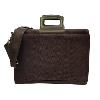 Paul Smith ポールスミス ブリーフケース メンズ ショルダーバッグ ビジネス ACE製 ヘリンボーン 大容量 レッド系 中古 T1