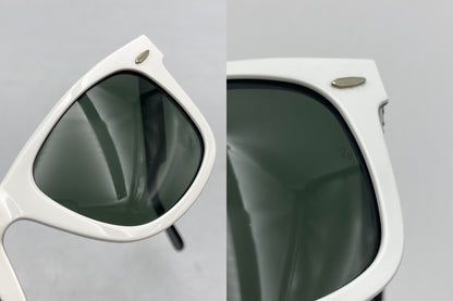 Ray-Ban レイバン WAYFARER ウェイファーラー サングラス RB2140 956 サイズ50 ホワイト/ブラック 中古 D4