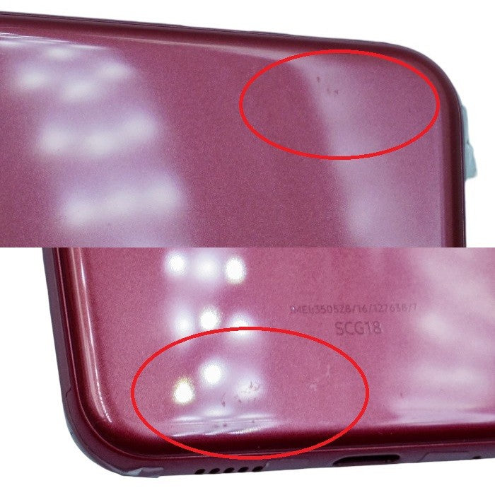 SIMフリー GalaxyA23 SCG18 5G [レッド] スマートフォン本体 中古 a1