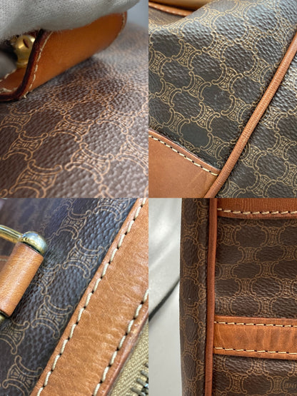 CELINE セリーヌ マカダム ボストンバッグ 中古 D4