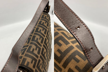 FENDI フェンディ ズッカ柄 マンマバケット ワンショルダーバッグ 中古 D4