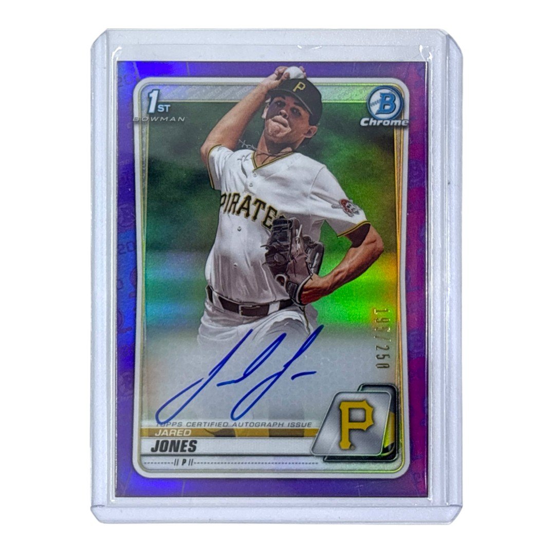 TOPPS MLBカード BOWMAN CHROME 1ST JARED JONES PITTSBURGH PIRATES /250 #CDA-JJ 中古 IT1