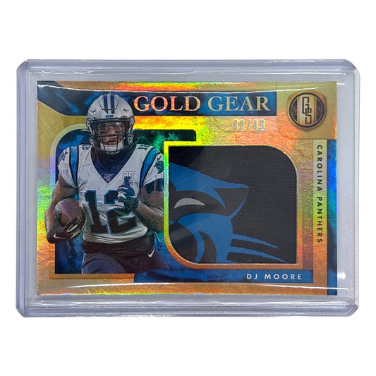 PANINI NFLカード GOLD STANDARD DJ MOORE CAROLINA PANTHERS 40/49 #GG11 中古 IT1