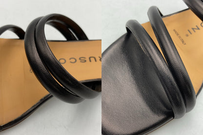 FABIO RUSCONI ファビオルスコーニ レザー クワッドラインサンダル サイズ37 中古 D4