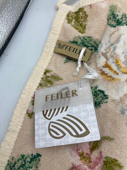 FEILER フェイラー シュニール織 エプロン バニラローズ 中古 D4